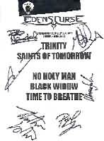 Eden's Curse Setlist