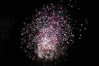 Lasershow und Feuerwerk