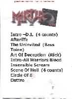 Setlist Martyr