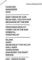 Setlist Status Quo