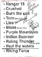 Setlist Phoenix Project