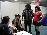 Steven, Lucy und Alfredo