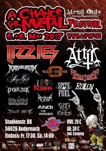 Plakat -'A Chance for Metal Festival