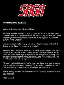 Abschiedsposting von Saga