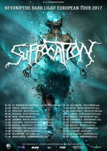 Suffocation Beyond The Dark Light European Tour 2017
