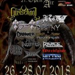 Headbangers Open Air XXI - 2018 - Plakat