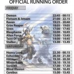 KIT 2018 Running Order