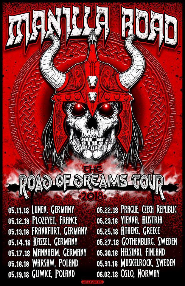 Manilla Road Road Of Dreams Europatour 2018 RockTimes
