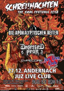 Schrei!nachten JUZ Plakat