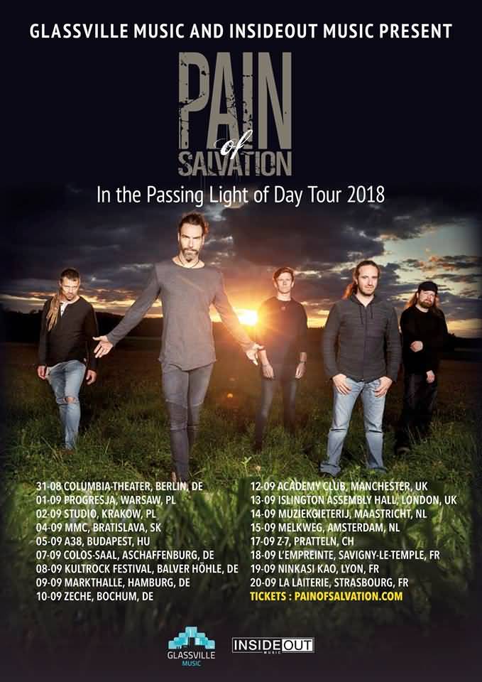 Pain Of Salvation In The Passing Light Of Day Tour 2018 RockTimes