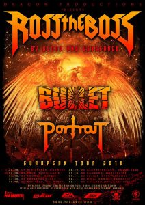 Ross The Boss Tour 2018, Support Bullet, Portrait