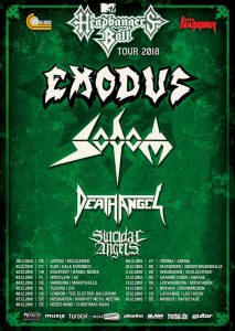 Headbanger Ball Tour 2018 Plakat