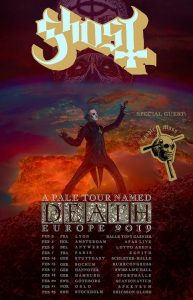 Ghost - A Pale Tour Named Death 2019, Support Candlemass