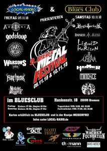 9. Bremer Metal Festival am 09. + 10.November 2018