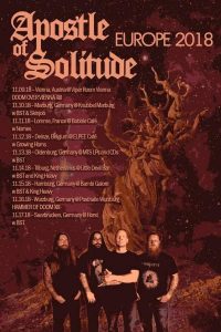 Apostle Of Solitude Europe 2018 Tour