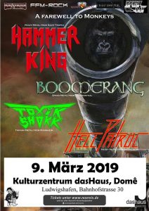 Farewell To Monkeys 09.03.2019