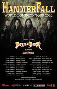 Hammerfall World Dominion Tour 2020