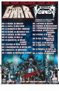 GWAR + Voivod Europa Tour 2019