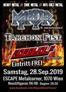 Drei-Nationen-Heavy Metal Festival / Heavy Metal Titans II in Wien 2019