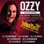 Ozzy Osbourne - Nachholtermine Europa 2020, Support Judas Priest - dritter Versuch auch gescheitert - nun 2022