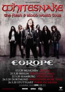 Whitesnake - The Flesh & Blood World Tour 2020
