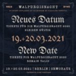 Walpurgisnacht - neuer Termin 2021