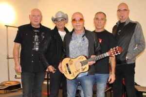 Klaus Selmke (rechts) gehörte seit 1972 der Kultband City an. Foto: Mario Keim