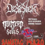 Desaster +Torment Of Souls - Corona-Konzert Andernach 14.11.2020