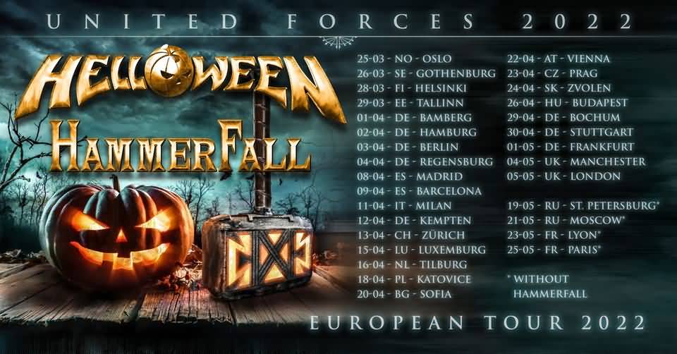 hammerfall tour 2022 kempten