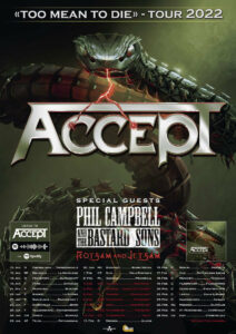 Accept - Too Mean To Die Tour 2022