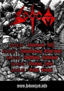 Sodom Dezember Tour 2021