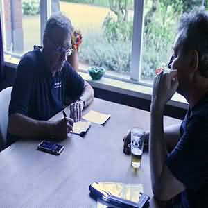 André Wittebroek und Jimmy Reiter im Gespräch