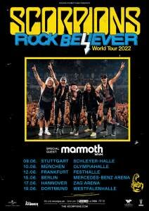 Scorpions / Rock Believer-Tour 2022 und neues Album
