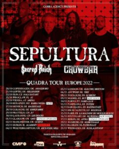 Sepultura - Quadra Tour Europe 2022