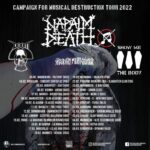 Napalm Death - Campaign For Musical Destruction Tour 2022