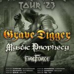 Grave Digger - 'Knights And Riots'-Tour 2023, mit Mystic Prophecy und Fireforce