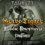 Grave Digger - Knights And Riots Tour 2023, mit Mystic Prophecy und FireForce