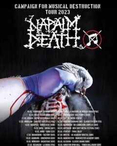 Napalm Death - Campaign For Musical Destruction Tour 2023