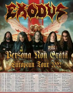 Exodus - Persona Non Grata European Tour 2022