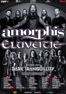 Amorphis + Eluveitie + Dark Tranquility + Nailed To Obscurity - Tour 2022