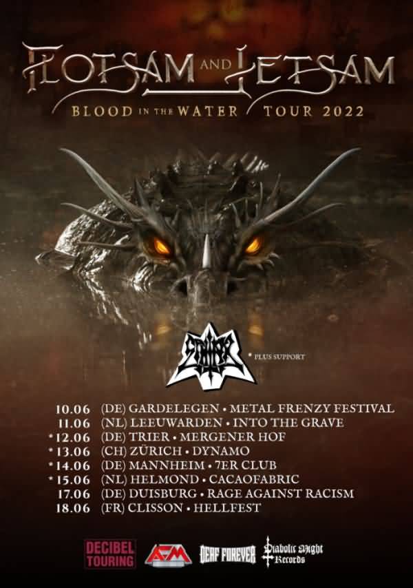 Flotsam And Jetsam Blood In The Water Tour 2022 RockTimes