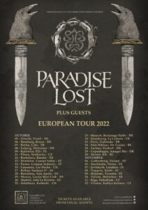 Paradise Lost European Tour 2022