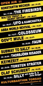 Open Air 2022 Kulturbastion Torgau