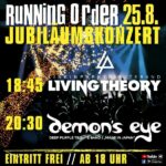 NOAF / Jubiläum der VG Wörrstadt: 25.08.2022 Konzert mit Demon's Eye und Living Theory