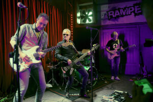 Blug, Granfelt & Engelien im August 2022 in der Kulturrampe Krefeld