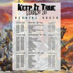 Keep It True Rising II 2022 Running Order Signing Sessions