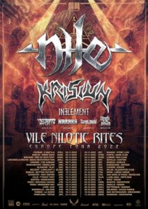 Nile, Krisiun - Vile Nilotic Rites Europe Tour 2022