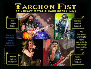 Tarchon Fist suchen einen Drummer (© Sebastian Bockisch)