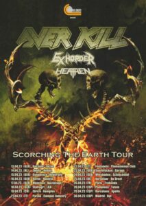 Overkill - Scorching The Earth Tour 2023