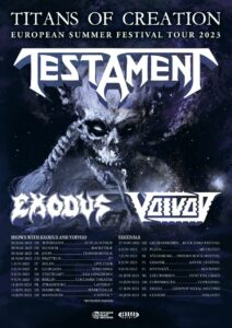 Titans Of Creation European Tour 2023: Testament, Exodus, Voivod